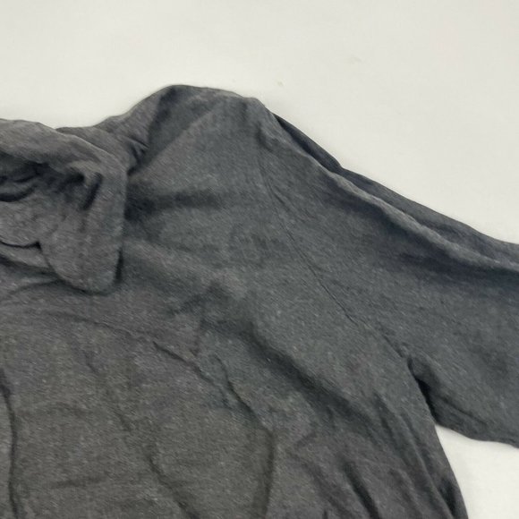 Uniqlo Womens Dark Gray Button Up Blouse Shirt - Picture 4 of 5